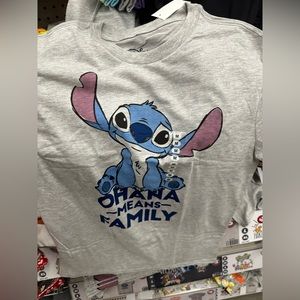 Disney ‘Ohana means Family’ Lilo and Stitch T Shirt
